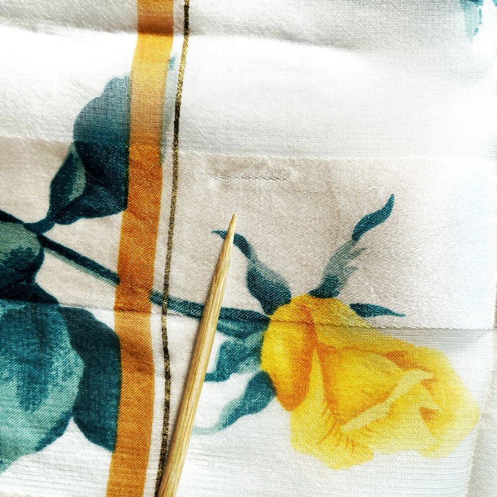 Vintage Yves Saint Laurent Silk Chiffon Scarf - Picture 9 of 12